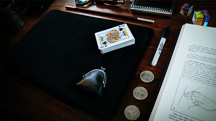 Suede Leather Medium Pad (Black) by TCC - Trick by Murphy's Magic Supplies, Inc.