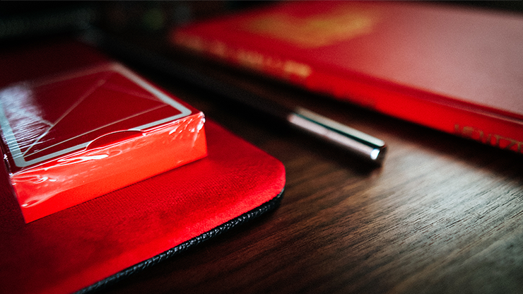 Suede Leather Medium Pad (Red) by TCC - Trick by Murphy's Magic Supplies, Inc.