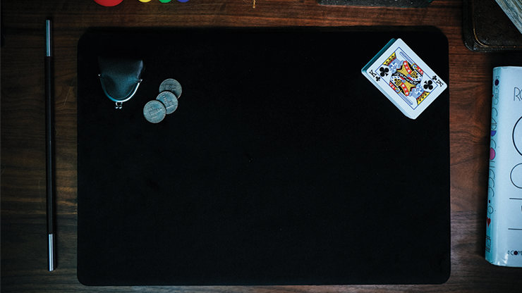 Suede Leather Large Pad (Black) by TCC - Trick by Murphy's Magic Supplies, Inc.