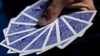 GT Speedreader Marked Deck Standard Version (Bicycle 809 Mandolin Blue) plus Online effect by Murphy's Magic Supplies, Inc.