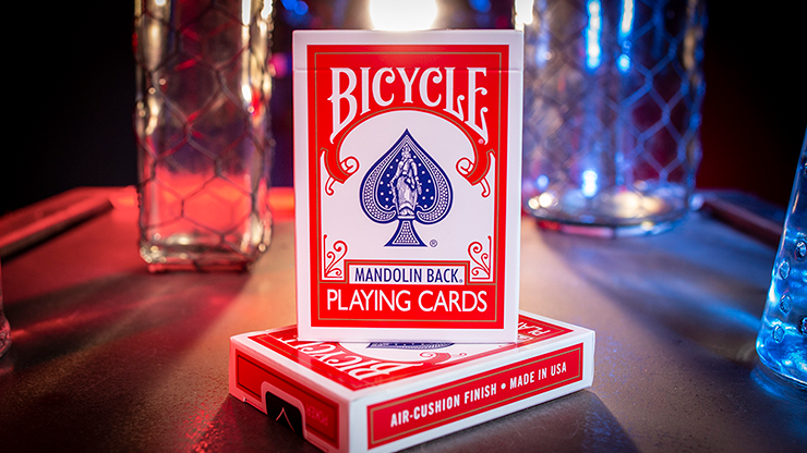 GT Speedreader Marked Deck Standard Version (Bicycle 809 Mandolin Red) Plus Online Effect by Murphy's Magic Supplies, Inc.