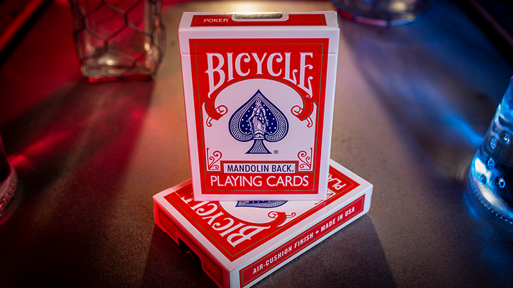 GT Speedreader Marked Deck Standard Version (Bicycle 809 Mandolin Red) Plus Online Effect by Murphy's Magic Supplies, Inc.