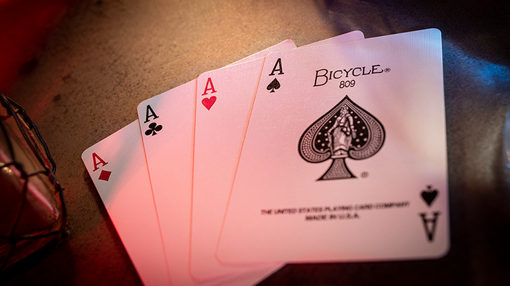 GT Speedreader Marked Deck Standard Version (Bicycle 809 Mandolin Red) Plus Online Effect by Murphy's Magic Supplies, Inc.