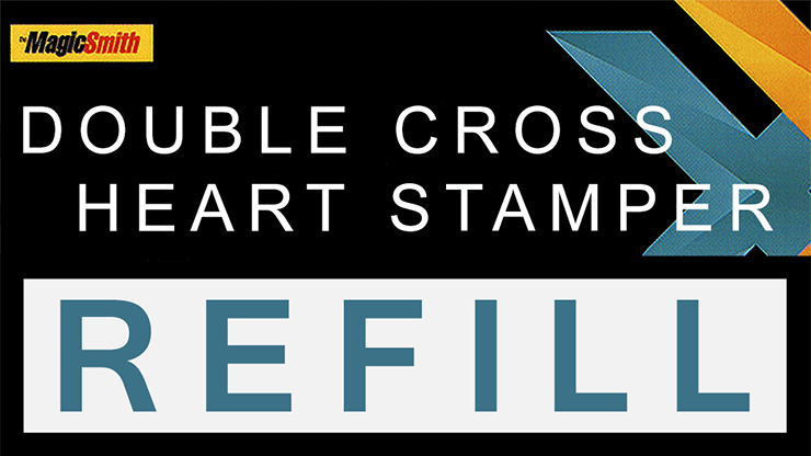 Heart Stamper Part for Double Cross (Refill) by Magic Smith by Murphy's Magic Supplies, Inc.