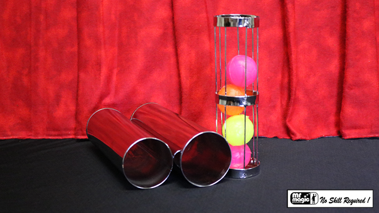 Cage and Cylinder Mystery (Brass) by Mr. Magic by Murphy's Magic Supplies, Inc.