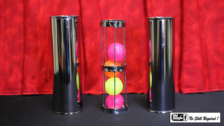 Cage and Cylinder Mystery (Brass) by Mr. Magic by Murphy's Magic Supplies, Inc.