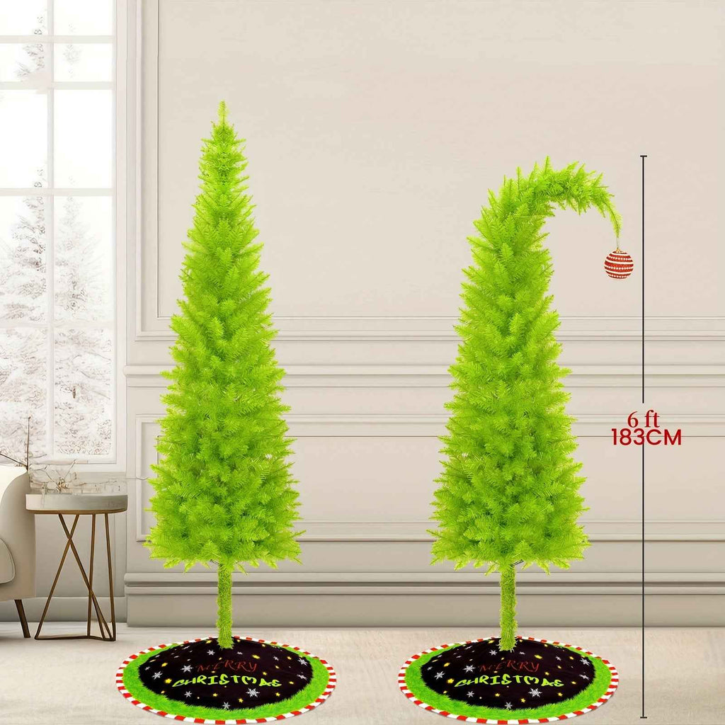 Enchanting Artificial Christmas Tree with Decorative Lights and Skirt for Festive Home Decor