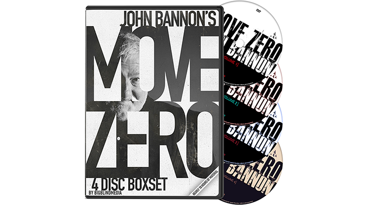 BIGBLINDMEDIA Presents Move Zero (4 Volume Set) by John Bannon - DVD by Murphy's Magic Supplies, Inc.