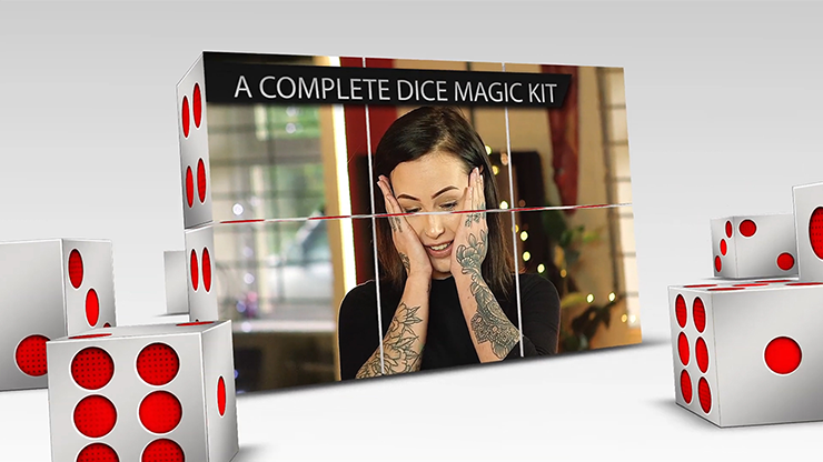 BIGBLINDMEDIA Presents Dice, Dice Baby with John Carey (Props and Online Instructions) - Trick by Murphy's Magic Supplies, Inc.