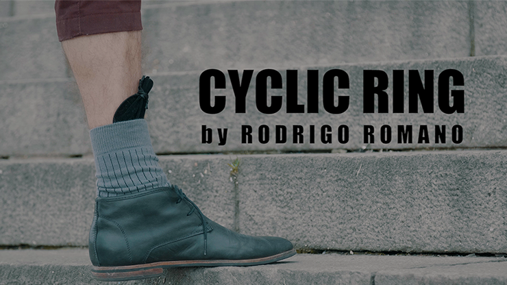 CYCLIC RING (Black Gimmick and Online Instructions) by Rodrigo Romano - Trick by Murphy's Magic Supplies, Inc.