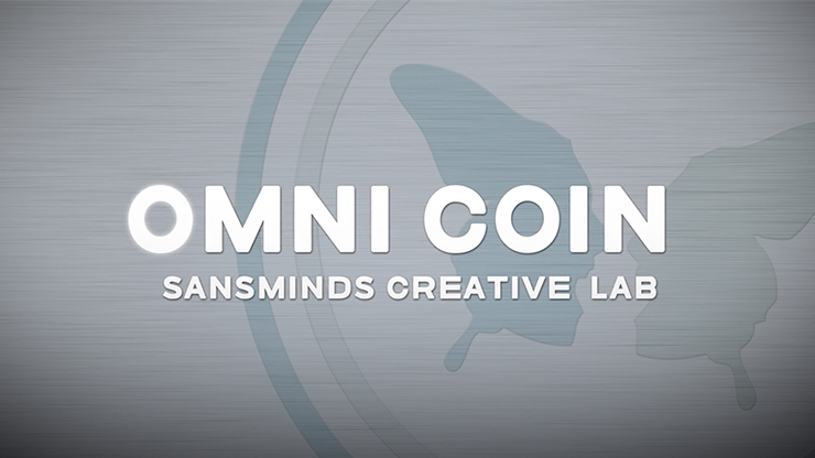 Omni Coin US version (DVD and 2 Gimmicks) by SansMinds Creative Lab - Trick by Murphy's Magic Supplies, Inc.