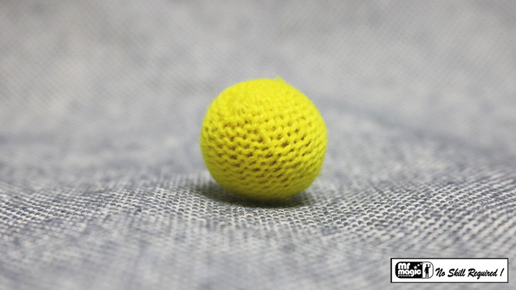 Crochet Ball .75 inch Single (Yellow) by Mr. Magic by Murphy's Magic Supplies, Inc.