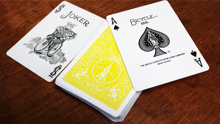 Bicycle Yellow Playing Cards by US Playing Cards Co by Murphy's Magic Supplies, Inc.