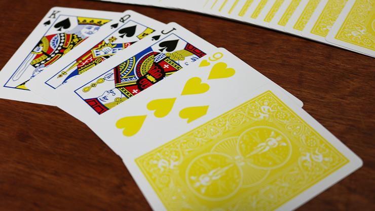 Bicycle Yellow Playing Cards by US Playing Cards Co by Murphy's Magic Supplies, Inc.