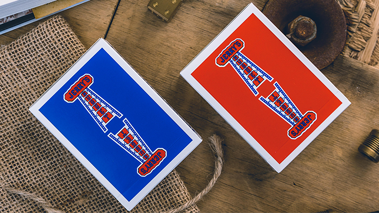 Modern Feel Jerry's Nuggets Gaff (Blue and Red) Playing Cards by Murphy's Magic Supplies, Inc.