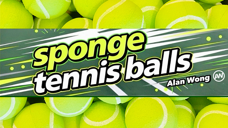 Sponge Tennis Balls (3 pk.) by Alan Wong - Trick by Murphy's Magic Supplies, Inc.