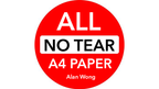 No Tear Pad (Extra Large, 8.5 X 11.5 ") ALL No Tear by Alan Wong - Trick by Murphy's Magic Supplies, Inc.