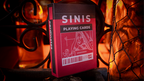 Sinis (Raspberry and Black) Playing Cards by Marc Ventosa by Murphy's Magic Supplies, Inc.