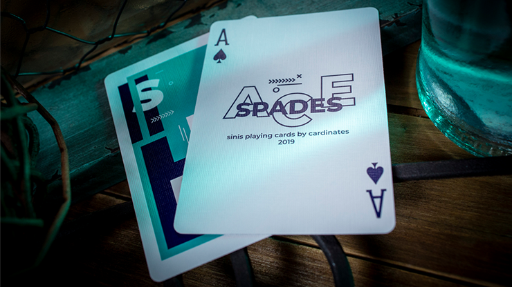 Sinis (Turquoise) Playing Cards by Marc Ventosa by Murphy's Magic Supplies, Inc.