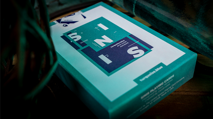 Sinis (Turquoise) Playing Cards by Marc Ventosa by Murphy's Magic Supplies, Inc.