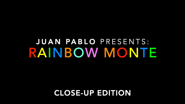 Rainbow Monte (Close up) by Juan Pablo by Murphy's Magic Supplies, Inc.
