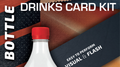 Drink Card KIT for Astonishing Bottle (Gimmick and Online Instructions) by JoÃ£o Miranda and Ramon Amaral  - Trick