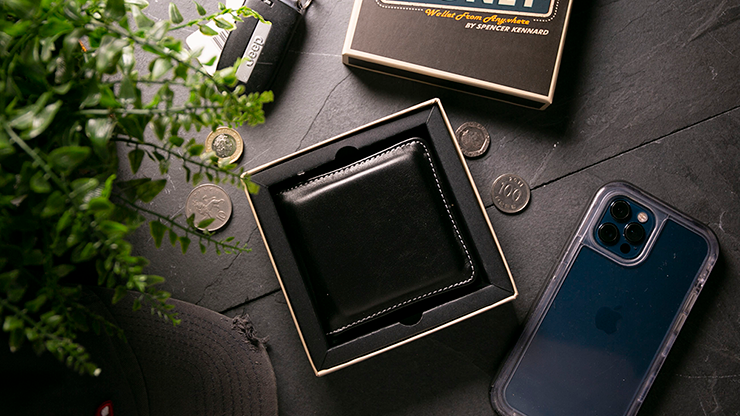 Easy Money Black Wallet (Gimmick and Online Instructions) by Spencer Kennard - Trick by Murphy's Magic Supplies, Inc.