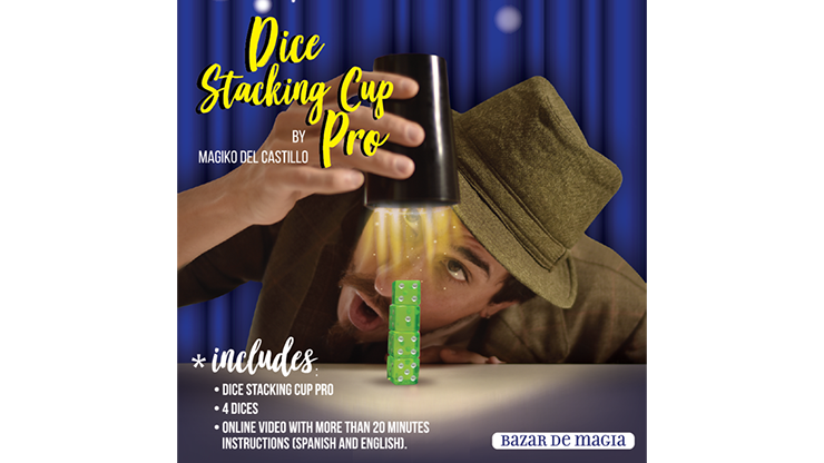 Dice Stacking Cup Pro by Bazar de Magia by Murphy's Magic Supplies, Inc.