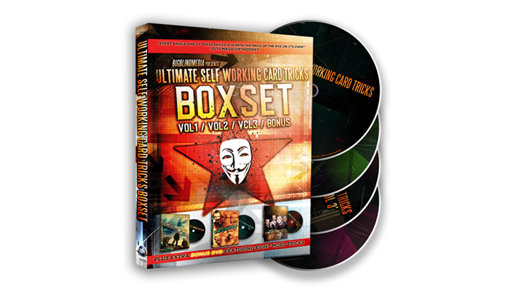 BIGBLIINDMEDIA Presents Ultimate Self Working Card Tricks Triple Volume Box Set by Big Blind Media - DVD by Murphy's Magic Supplies, Inc.