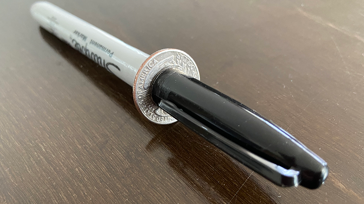 Sharpie thru Quarter (1 Side) by Tango by Murphy's Magic Supplies, Inc.