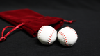 Strong Chop Cup Balls White Leather (Set of 2) by Leo Smetsers - Trick by Murphy's Magic Supplies, Inc.