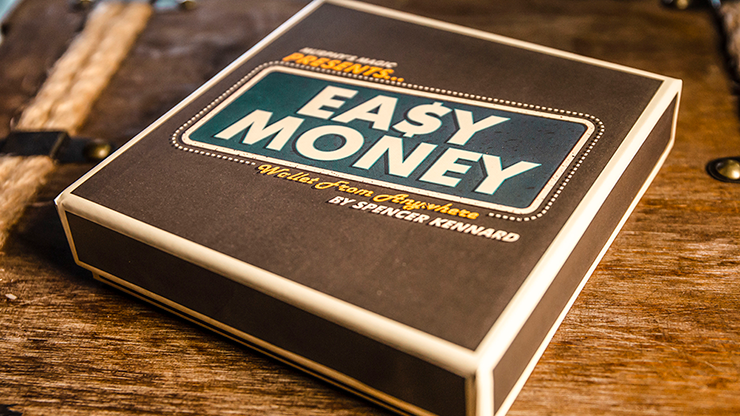 Easy Money Brown Wallet (Gimmick and Online Instructions) by Spencer Kennard - Trick by Murphy's Magic Supplies, Inc.