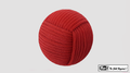 Rope Ball 2.25 inch (Red) by Mr. Magic by Murphy's Magic Supplies, Inc.