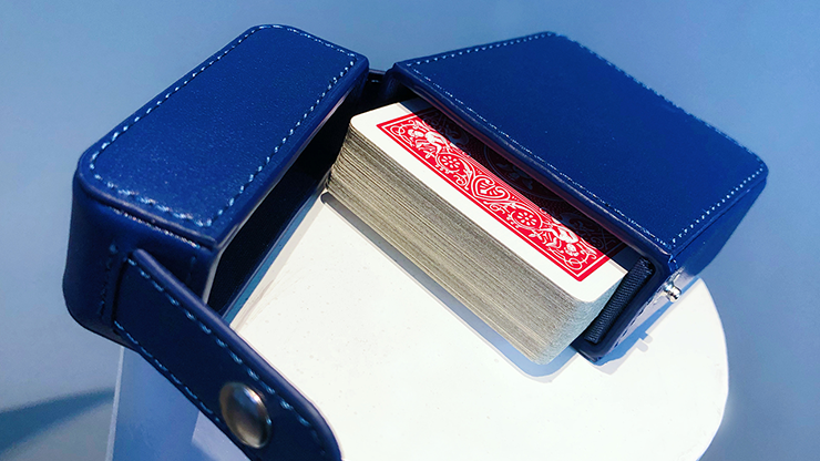 MAZE Leather Card Case (Blue) by Bond Lee by Murphy's Magic Supplies, Inc.