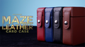 MAZE Leather Card Case (Blue) by Bond Lee by Murphy's Magic Supplies, Inc.