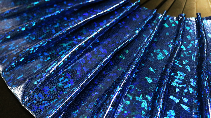 Appearing SnowStorming Fan V2 (Blue Hologram) by Victor Voitko (Gimmick and Online Instructions) - Trick by Murphy's Magic Supplies, Inc.