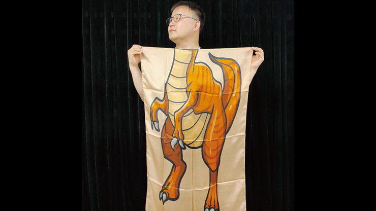Character Silk (Dinosaur) 35 X 43 by JL Magic by Murphy's Magic Supplies, Inc.