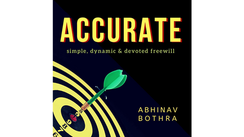 Accurate by Abhinav Bothra Mixed Media DOWNLOAD by Murphy's Magic Supplies, Inc.