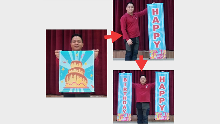 Amazing Banner (Happy Birthday) by JL Magic by Murphy's Magic Supplies, Inc.