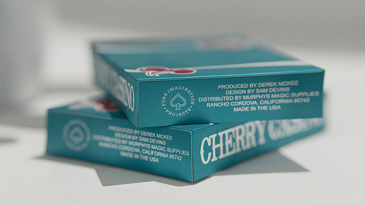 Cherry Casino (Tropicana Teal) Playing Cards by Pure Imagination Projects by Murphy's Magic Supplies, Inc.