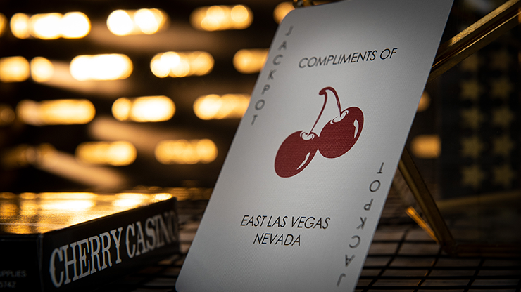 Cherry Casino (Monte Carlo Black and Gold) Playing Cards by Pure Imagination Projects by Murphy's Magic Supplies, Inc.