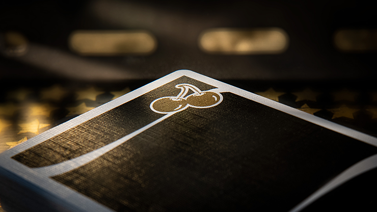 Cherry Casino (Monte Carlo Black and Gold) Playing Cards by Pure Imagination Projects by Murphy's Magic Supplies, Inc.