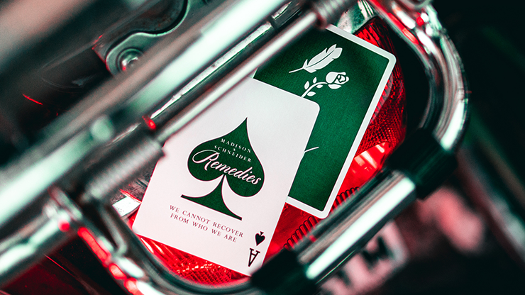 Green Remedies Playing Cards by Madison x Schneider by Murphy's Magic Supplies, Inc.