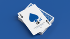 Black Roses Blue Magic Playing Cards by Murphy's Magic Supplies, Inc.