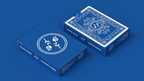 Black Roses Blue Magic Playing Cards by Murphy's Magic Supplies, Inc.