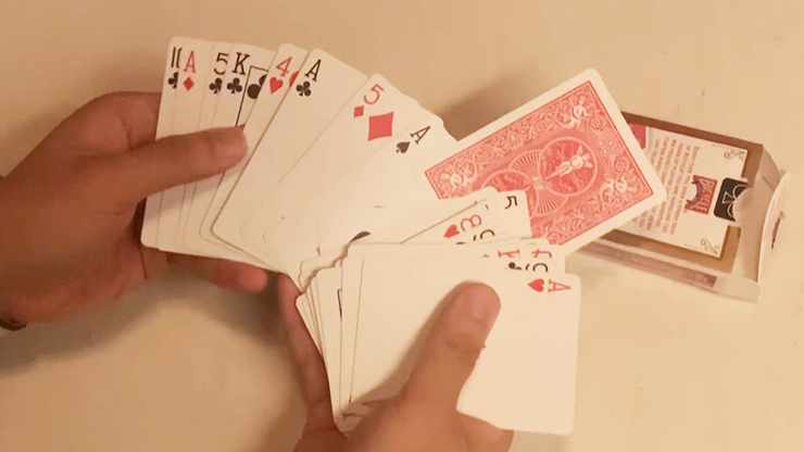 In the Visible Deck RED (Gimmicks and Online Instruction by Victory Hwan- Trick by Murphy's Magic Supplies, Inc.