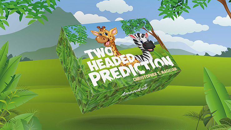 Two-Headed Prediction (Gimmicks and Online Instructions) by Christopher T. Magician - Trick by Murphy's Magic Supplies, Inc.