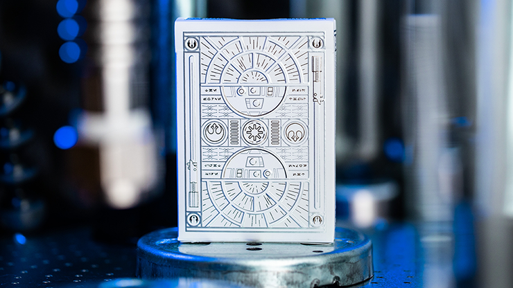 Star Wars Light Side Silver Edition Playing Cards (White) by theory11 by Murphy's Magic Supplies, Inc.