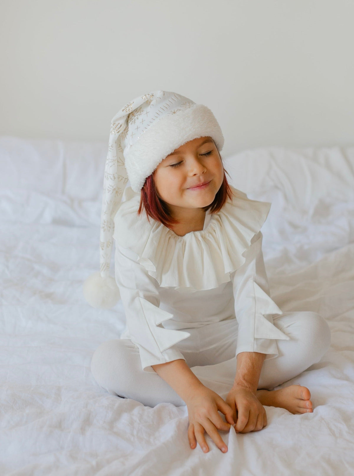 White Holiday Elf Costume by Band of the Wild
