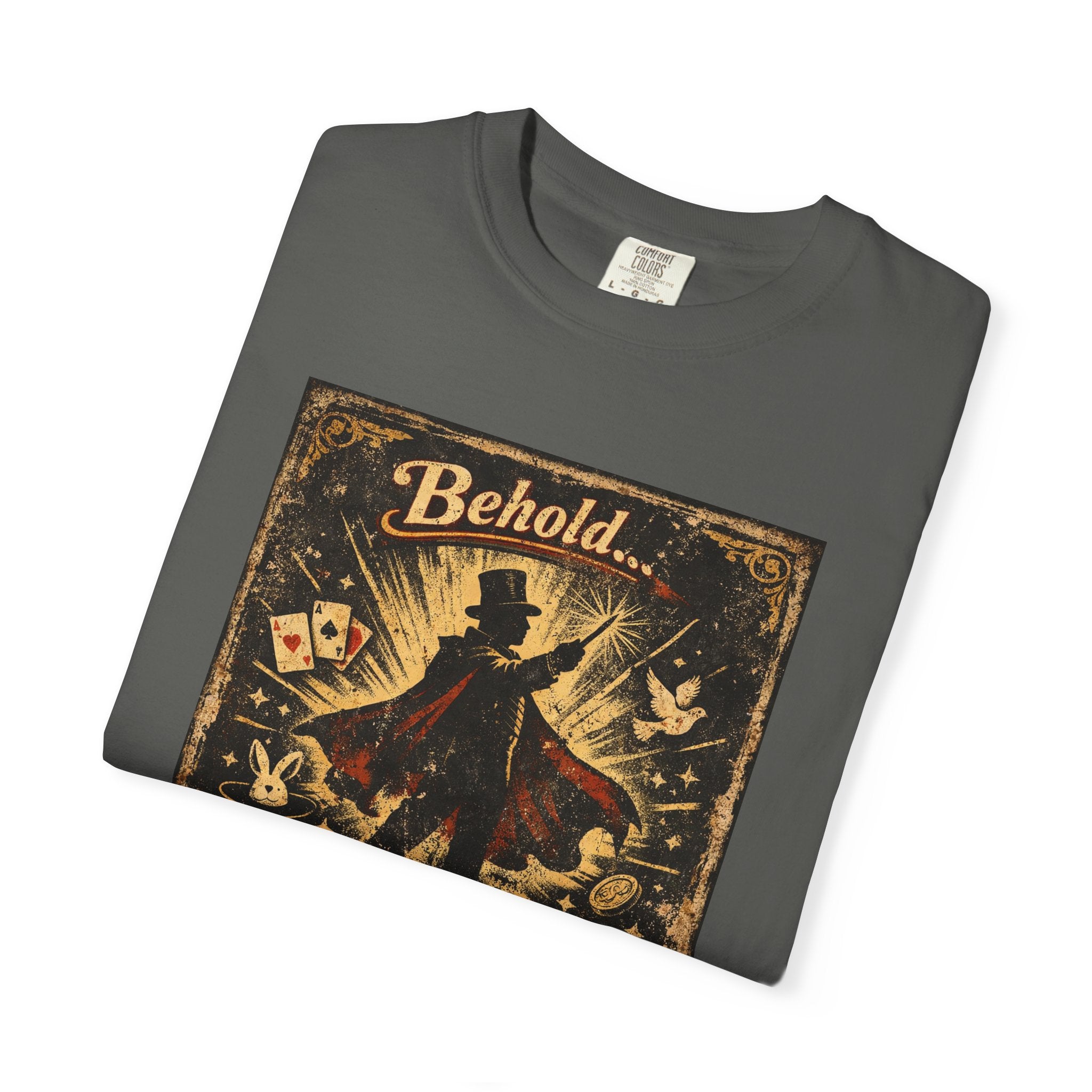 Papa the Magnificent T-Shirt — Vintage Magician Poster Tee for Dads